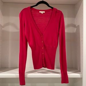 Hot pink size medium cardigan
